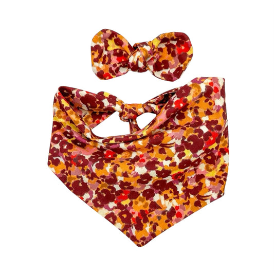 Fall Floral Dog Bandana