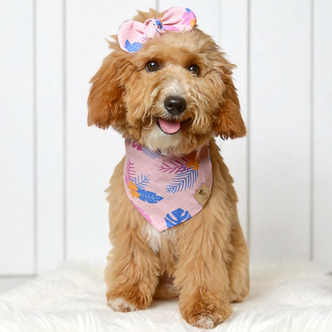 Tropical Floral Dog Bandana