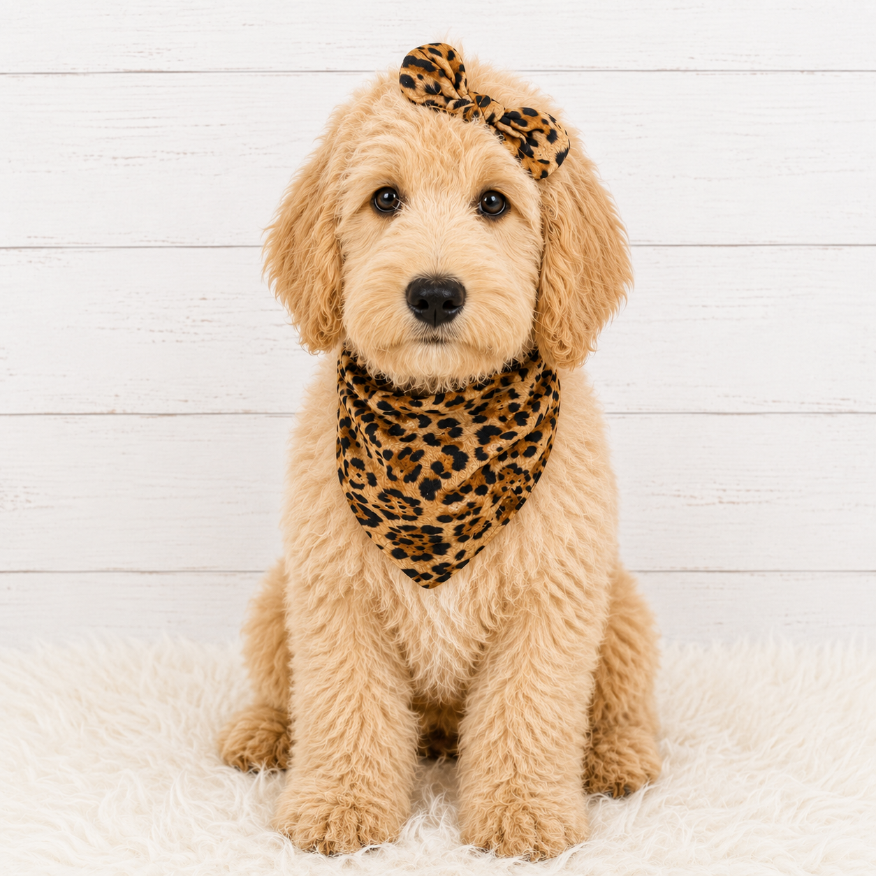 Leopard Dog Bandana