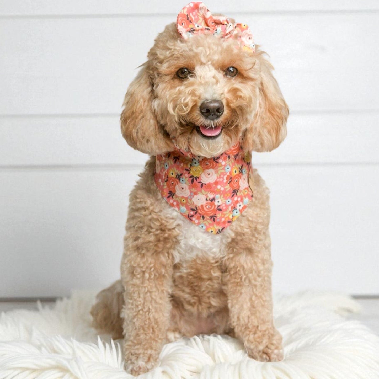 Vintage Floral Dog Bandana