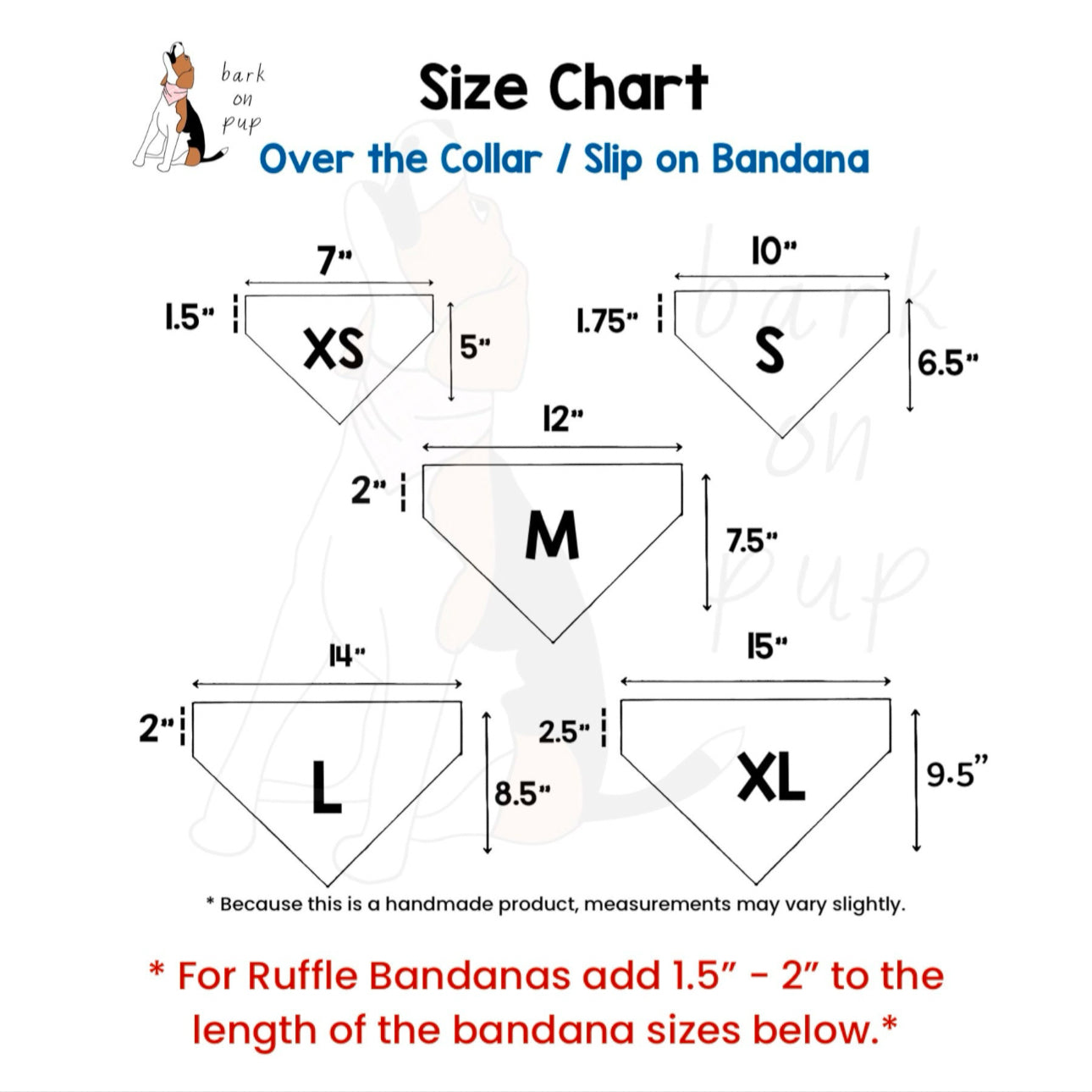 Fabric swatches and material breakdown for lavender pom pom ruffle dog bandana