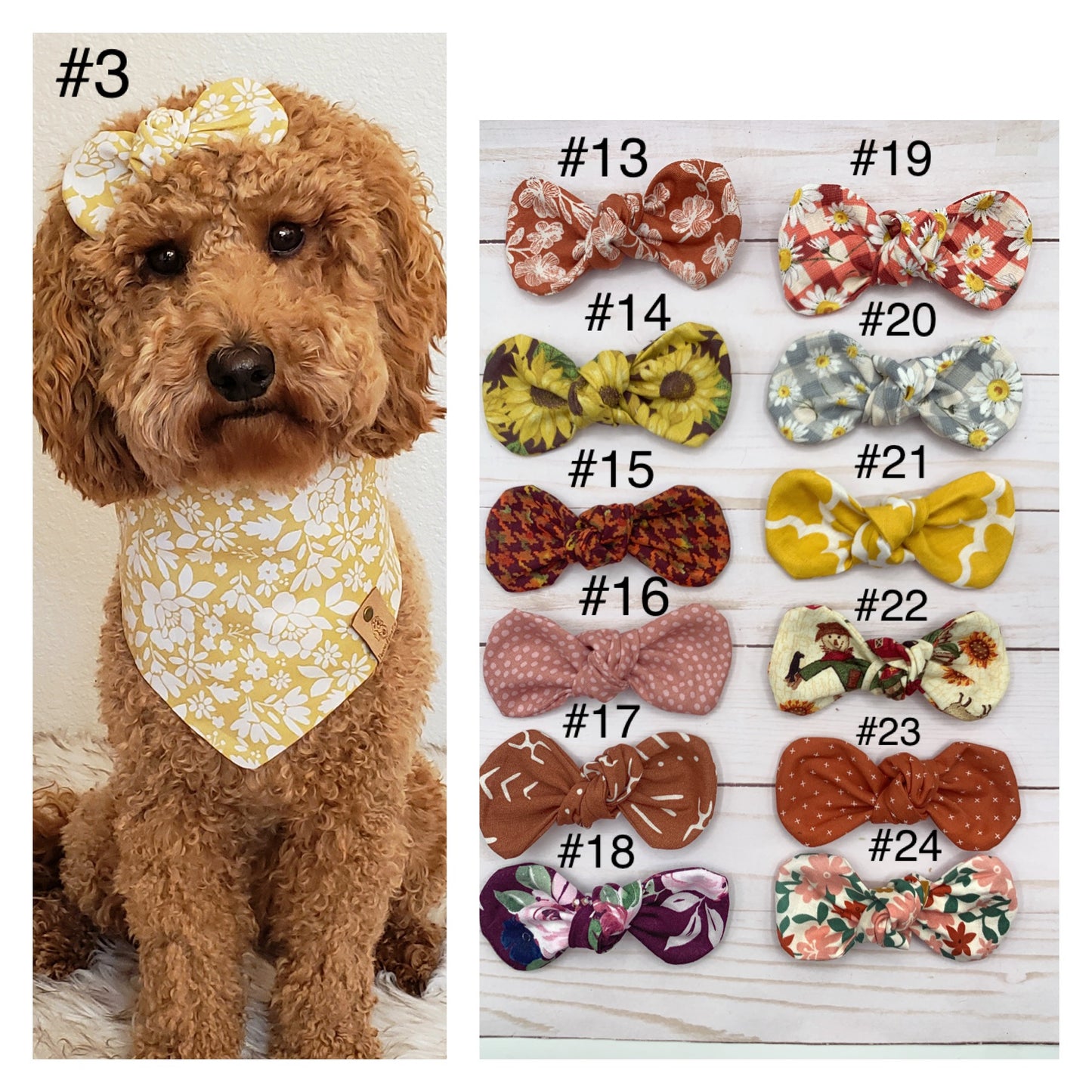 Fall Classic Dog Hair Bows