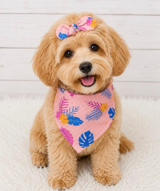 Tropical Floral Dog Bandana