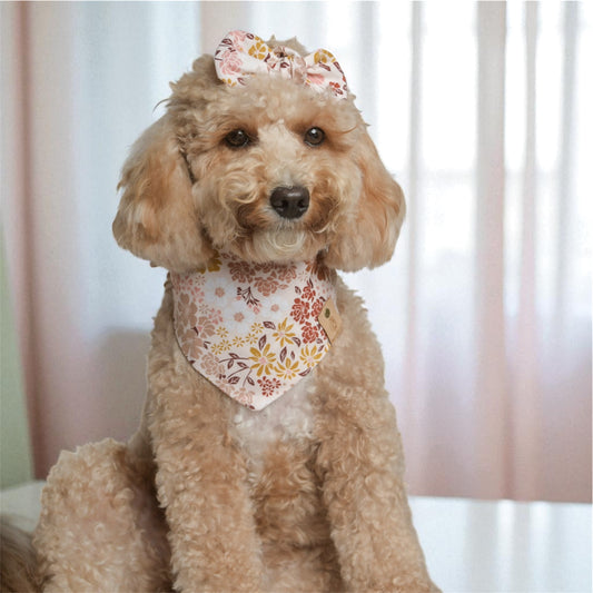 Boho Floral Dog Bandana