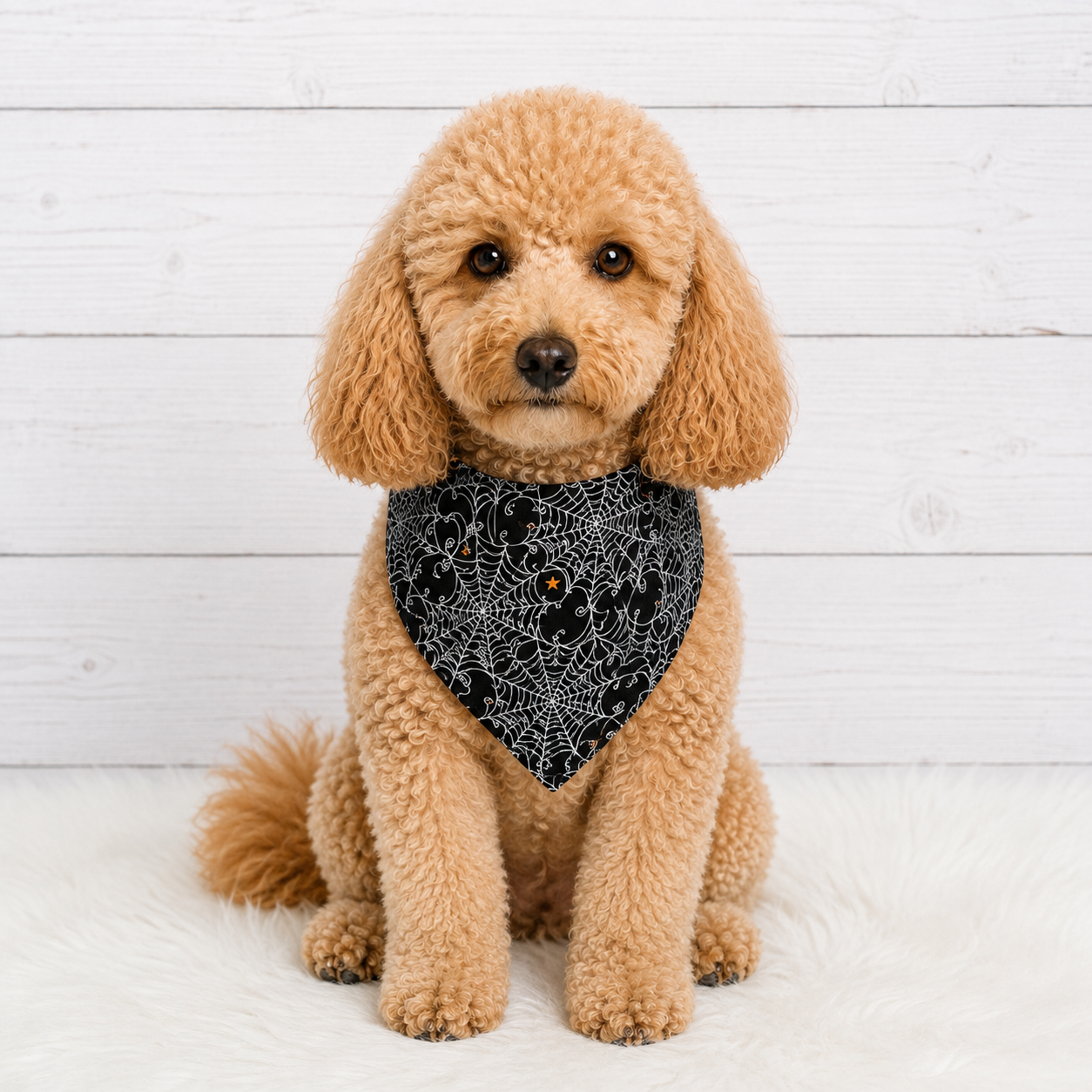 Spiderweb Halloween Dog Bandana