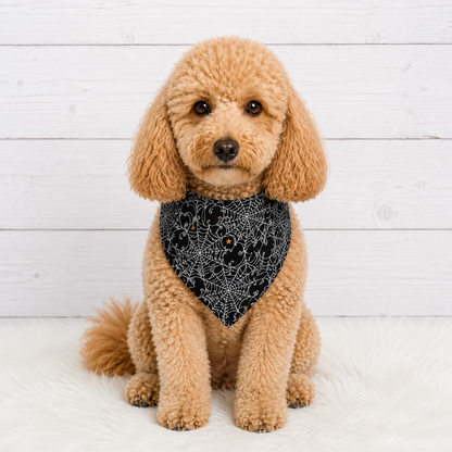 Spiderweb Halloween Dog Bandana