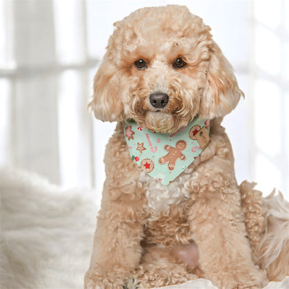 Gingerbread Mint Dog Bandana