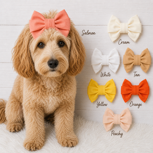 Pinwheel Dog Hair Bows