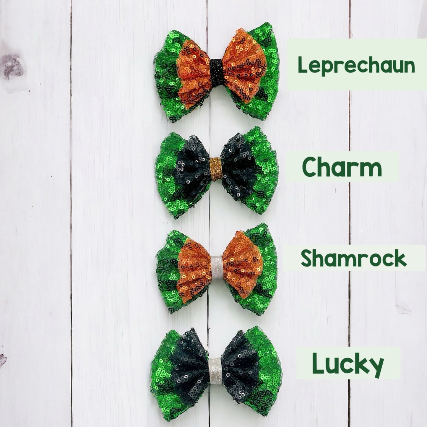 St. Patrick's Pet Accessories -  Hair Bows