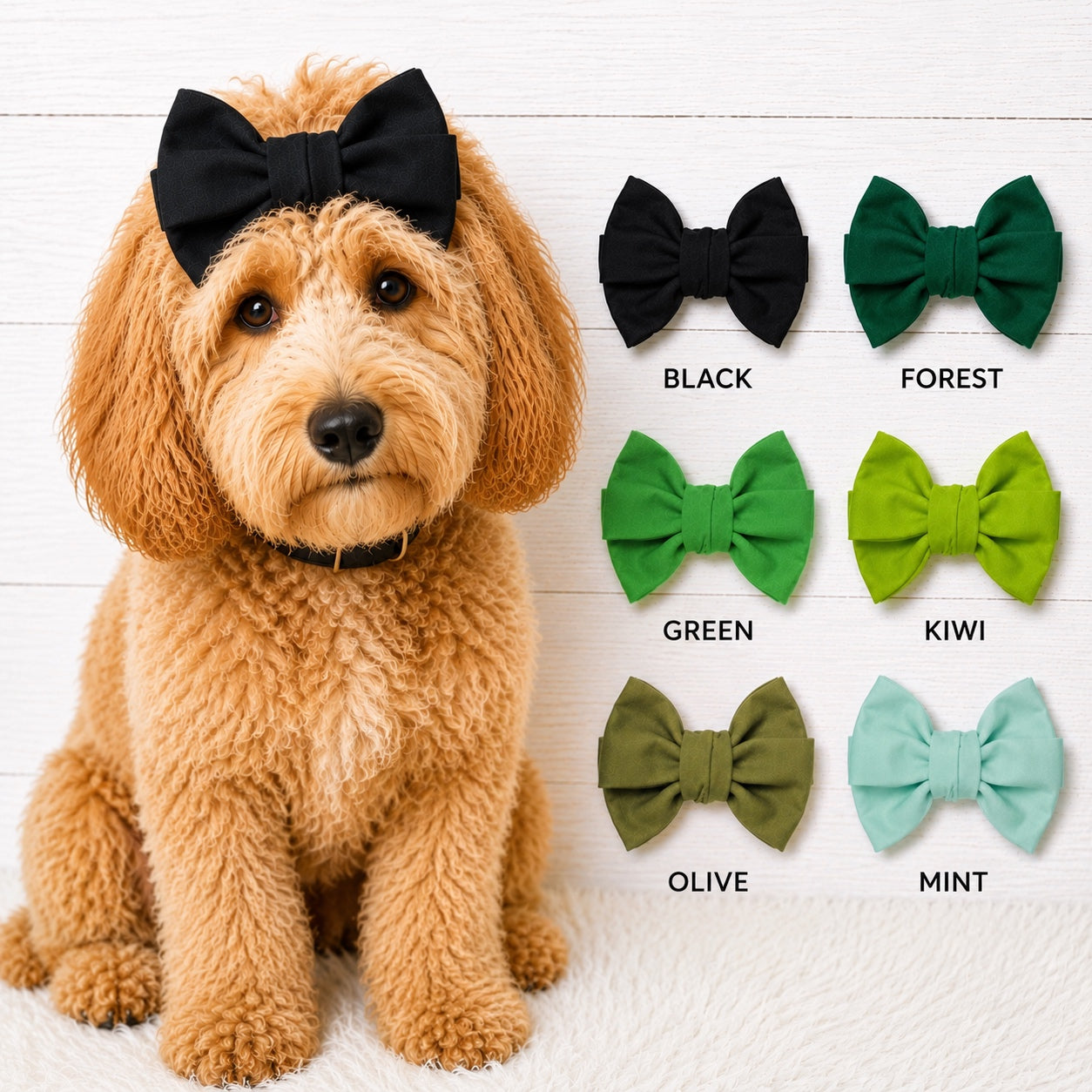 Pinwheel Dog Hair Bows
