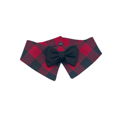 Red Buffalo Dog Tuxedo Bow Tie