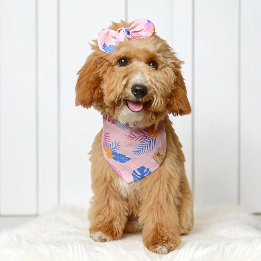 Tropical Floral Dog Bandana