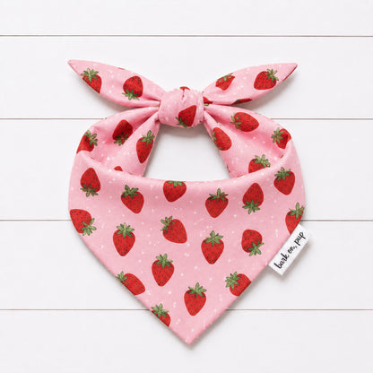 Strawberry Dog Bandana