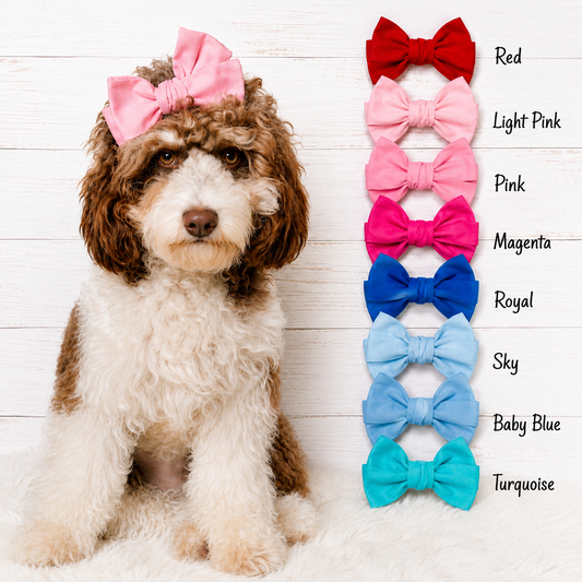 Pinwheel Dog Hair Bows
