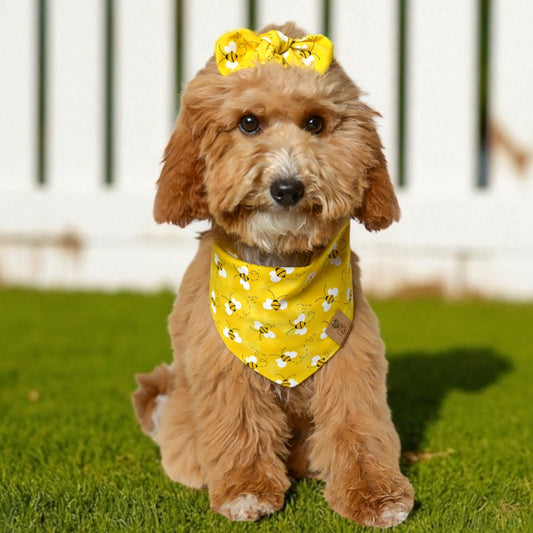 Bees Dog Bandana