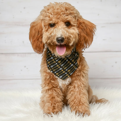 Black Arrows Dog Bandana