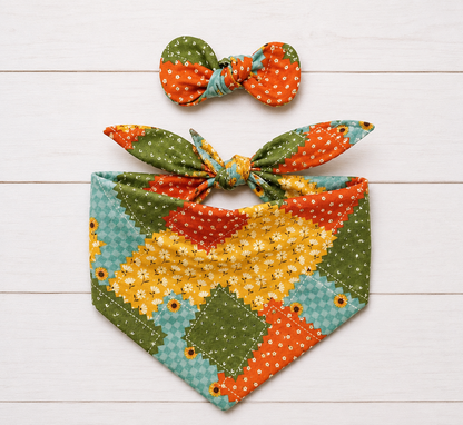 Fall Patch Dog Bandana