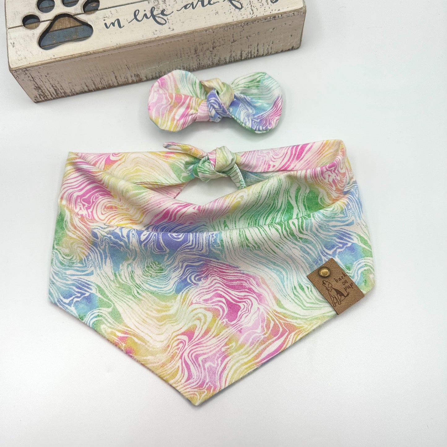 Easter Watercolor Dog Bandana