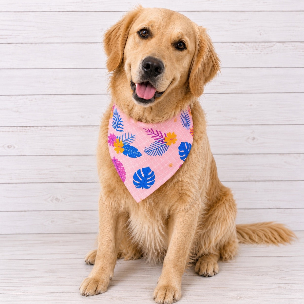 Tropical Floral Dog Bandana