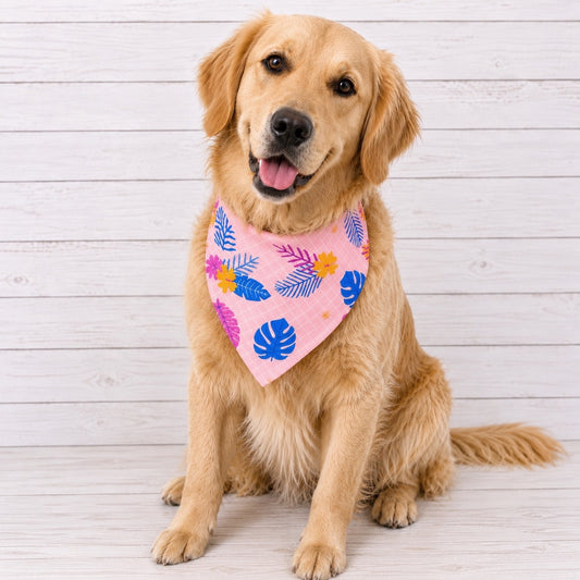 Tropical Floral Dog Bandana