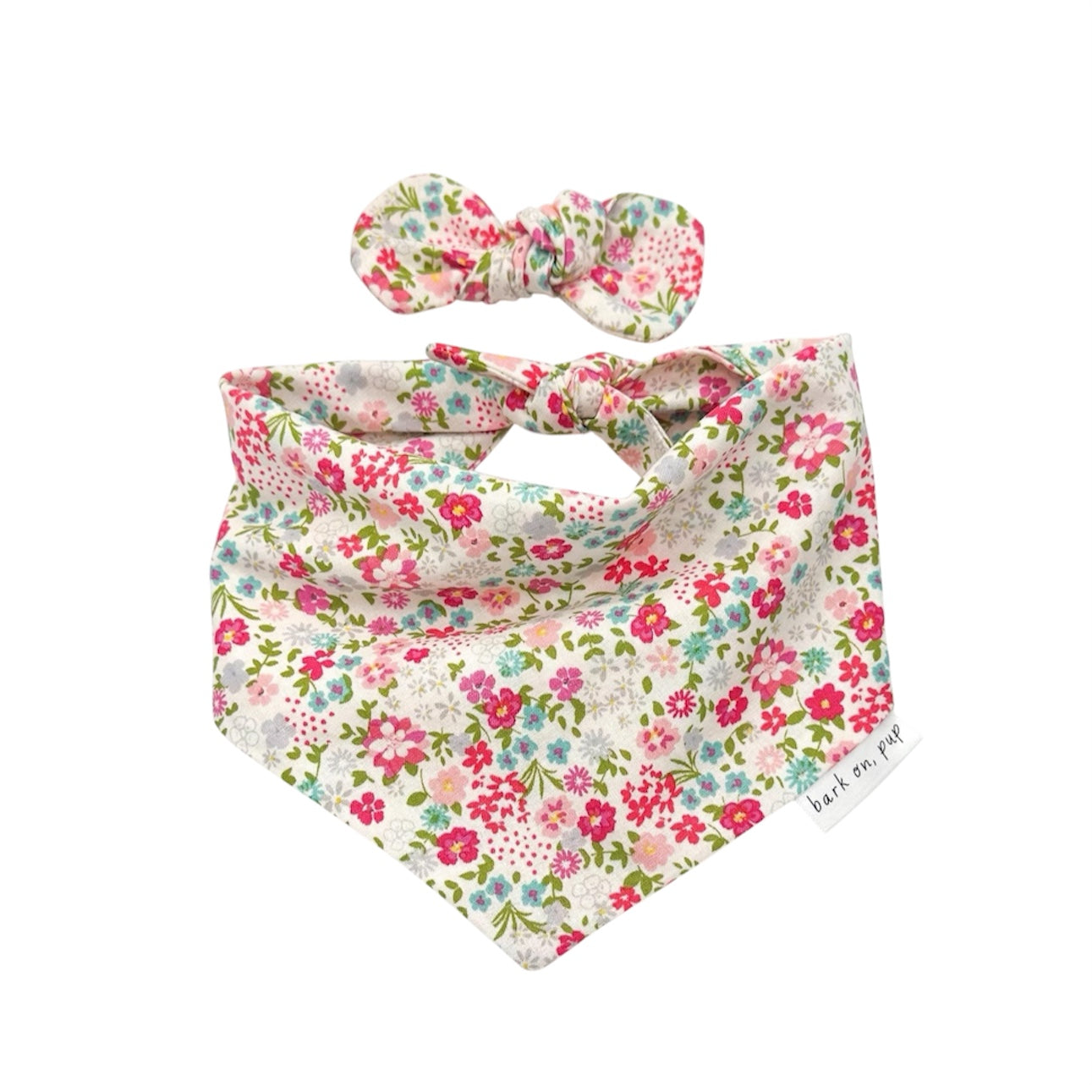 Pretty Floral Dog Bandana