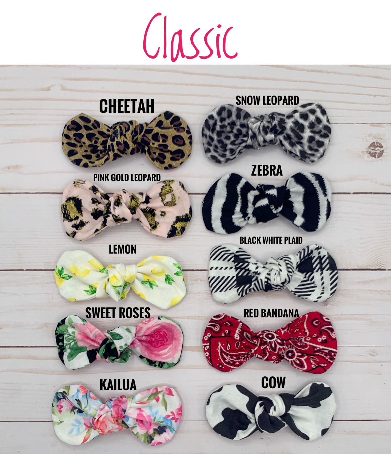 Classic Dog Hair Bows