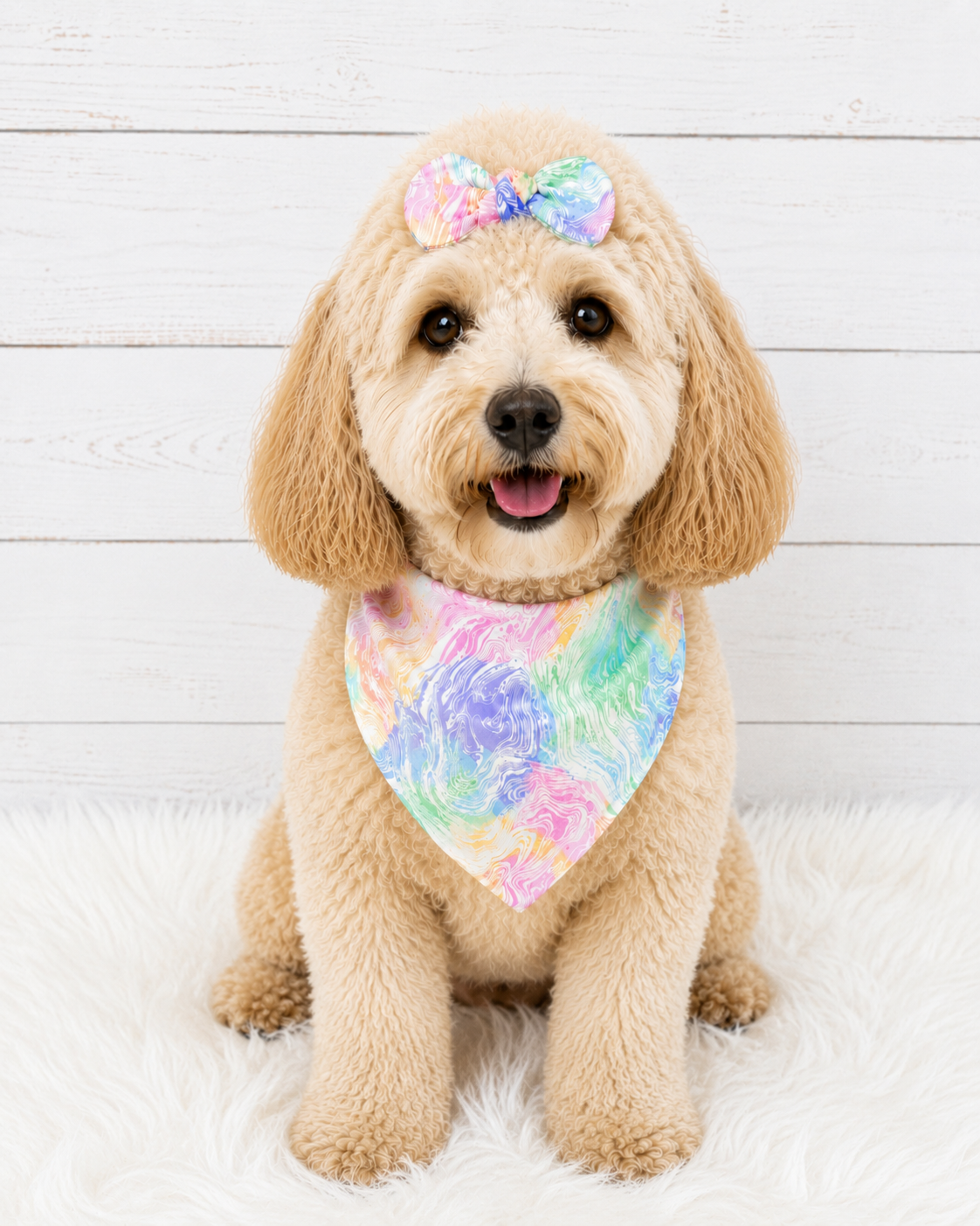 Watercolor Dog Bandana