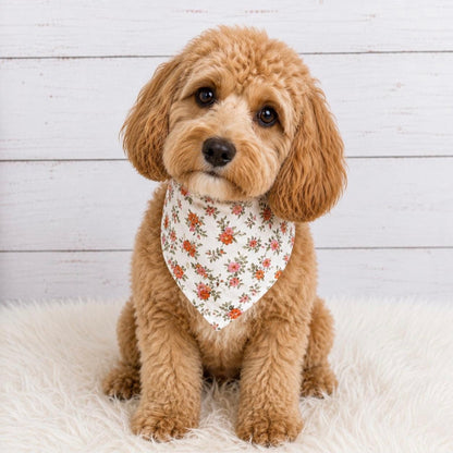 Rustic Floral Dog Bandana