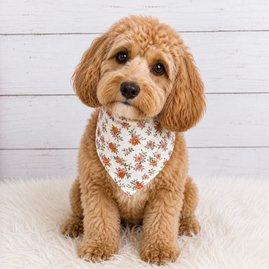 Rustic Floral Dog Bandana