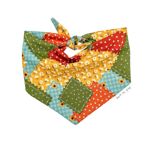 Fall Patch Dog Bandana