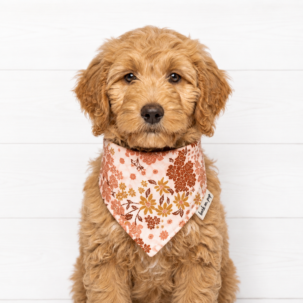 Boho Floral Dog Bandana