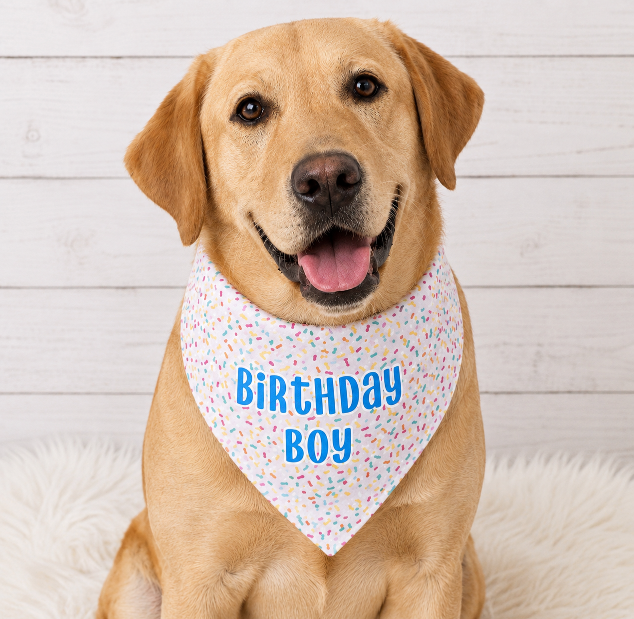 Birthday Dog Bandana - Boy