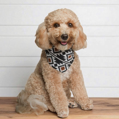 Boho Rust Aztec Dog Bandana