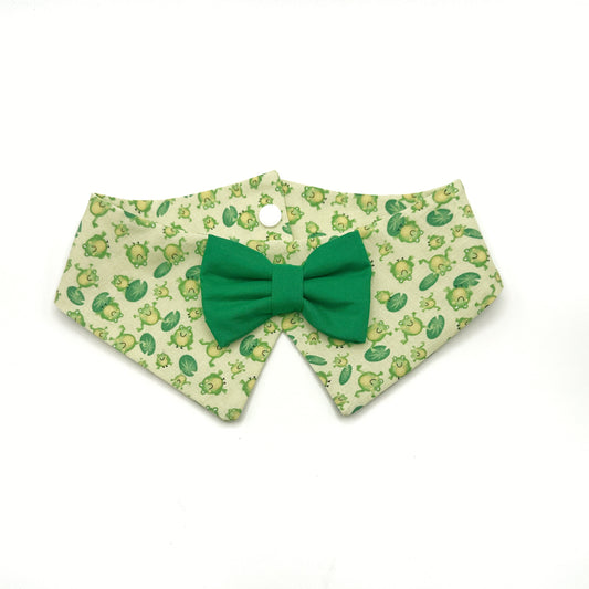 Frog Tuxedo Bow Tie Collar for Boys