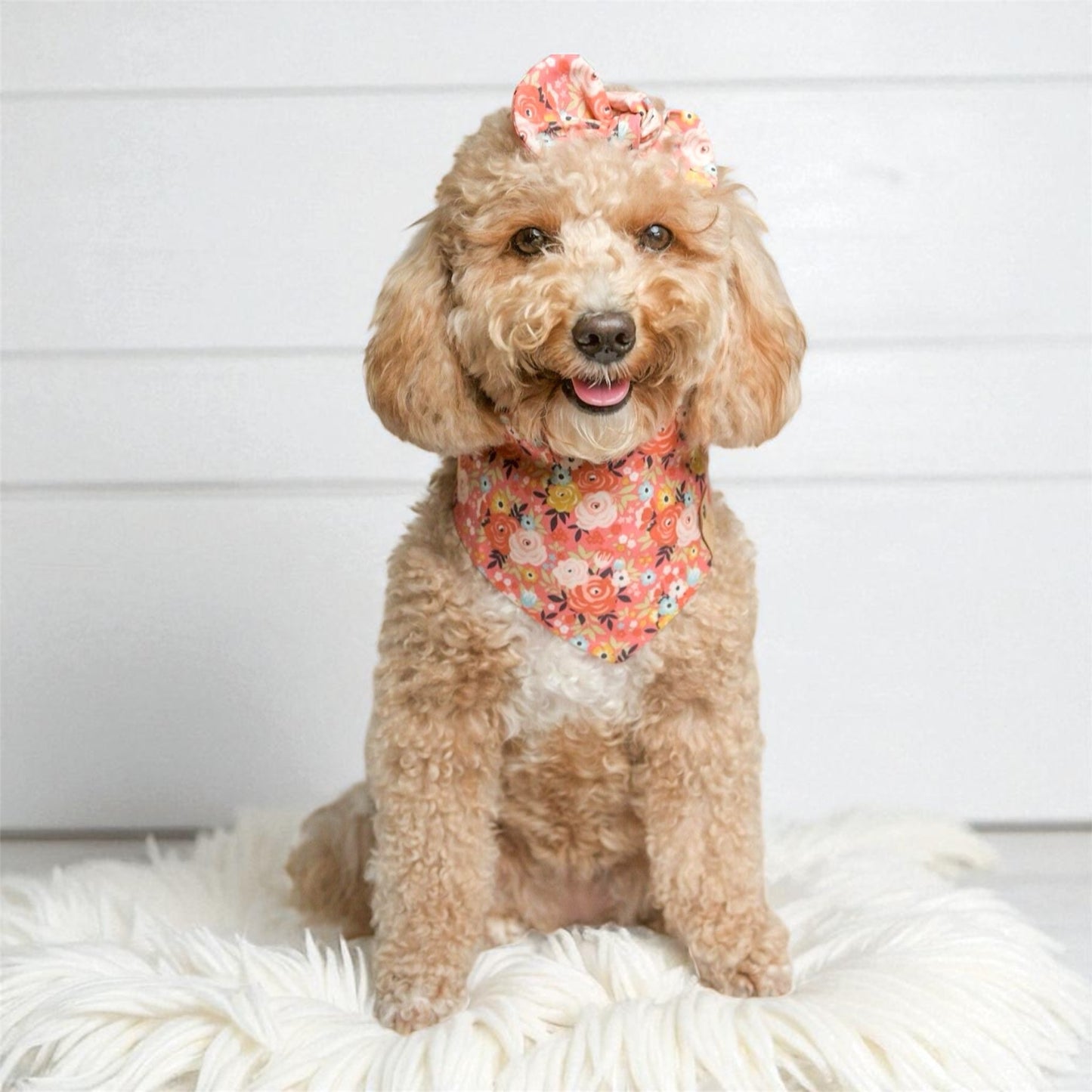 Vintage Floral Dog Bandana