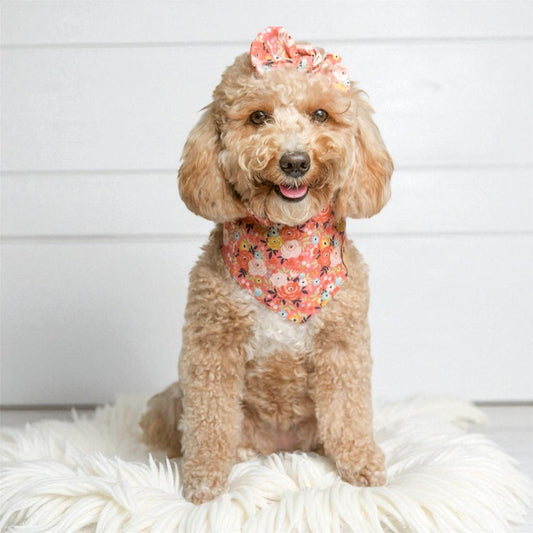 Vintage Floral Dog Bandana