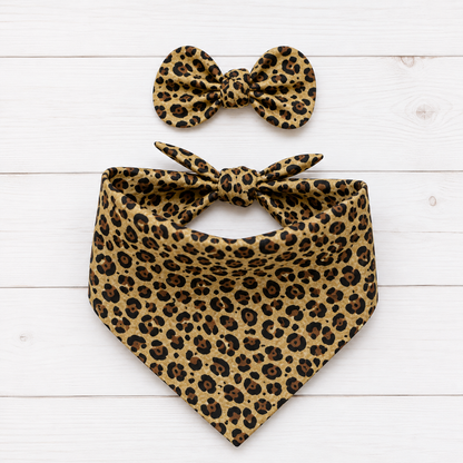 Cheetah Dog Bandana
