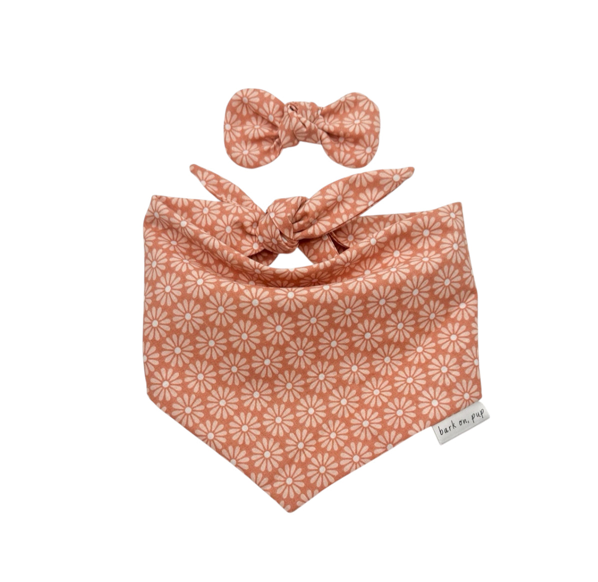 Peach Blossom Dog Bandana