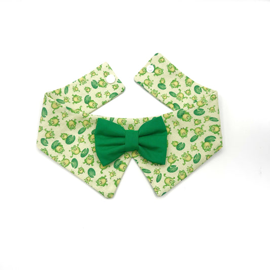 Frog Tuxedo Bow Tie Collar for Boys