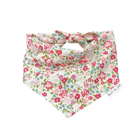 Pretty Floral Dog Bandana