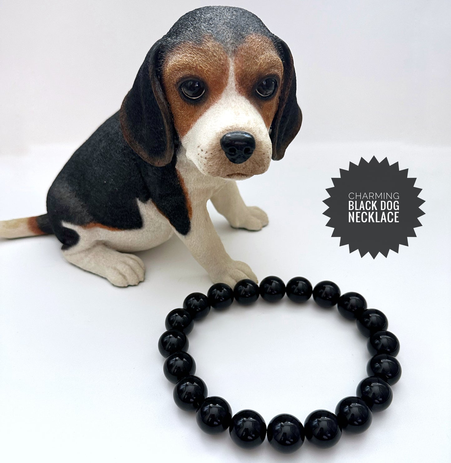 Charming Black Dog Necklace