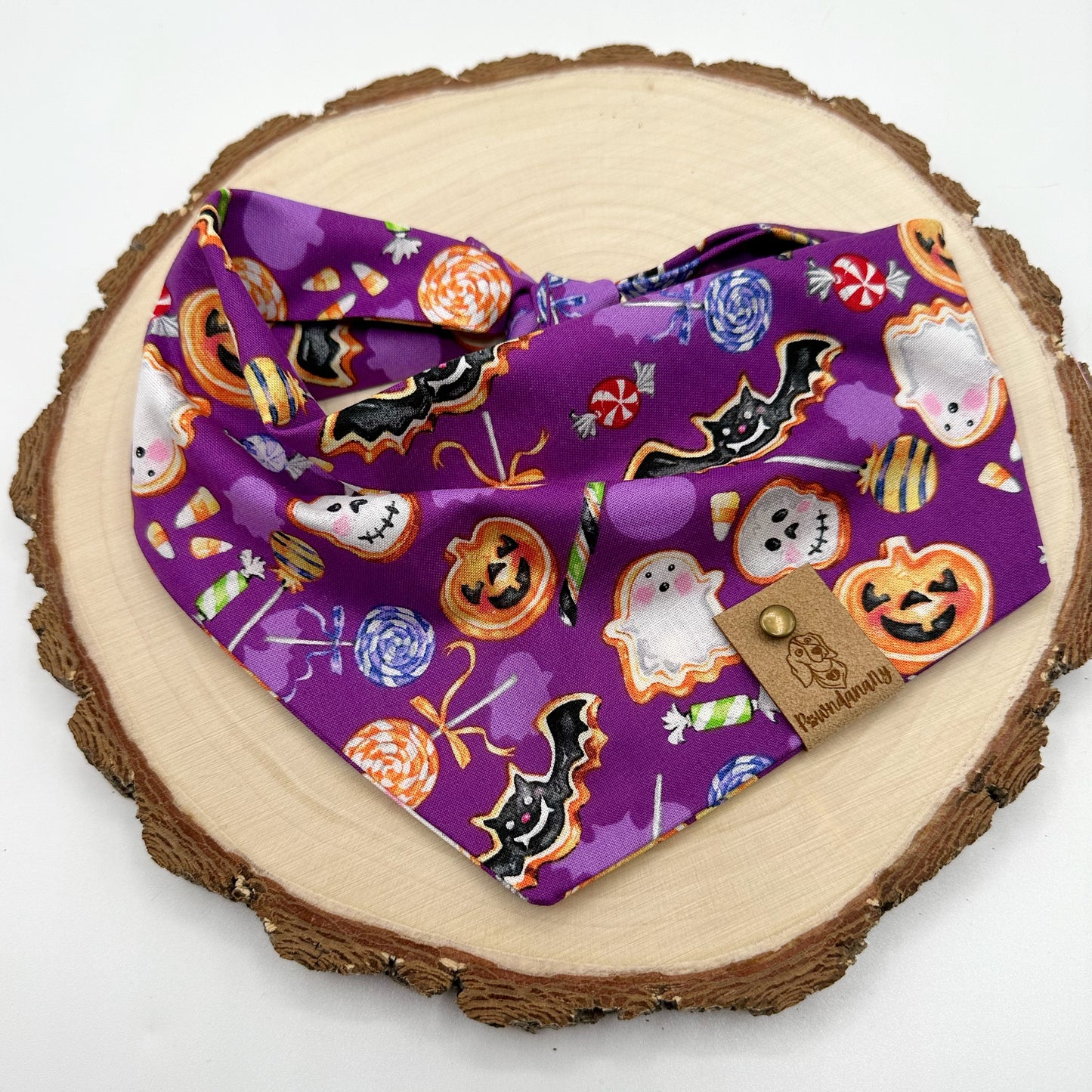 Haloween Cookie Treat Dog Bandana