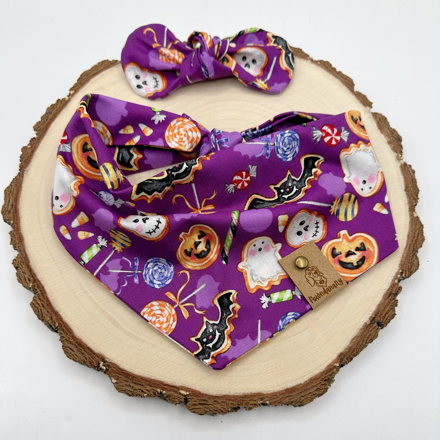 Haloween Cookie Treat Dog Bandana