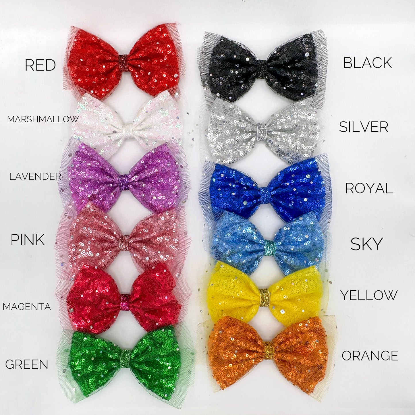 Sparkle Hair Bows