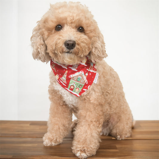 Gingerbread Lane Dog Bandana