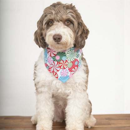Peppermint Swirl Dog Bandana