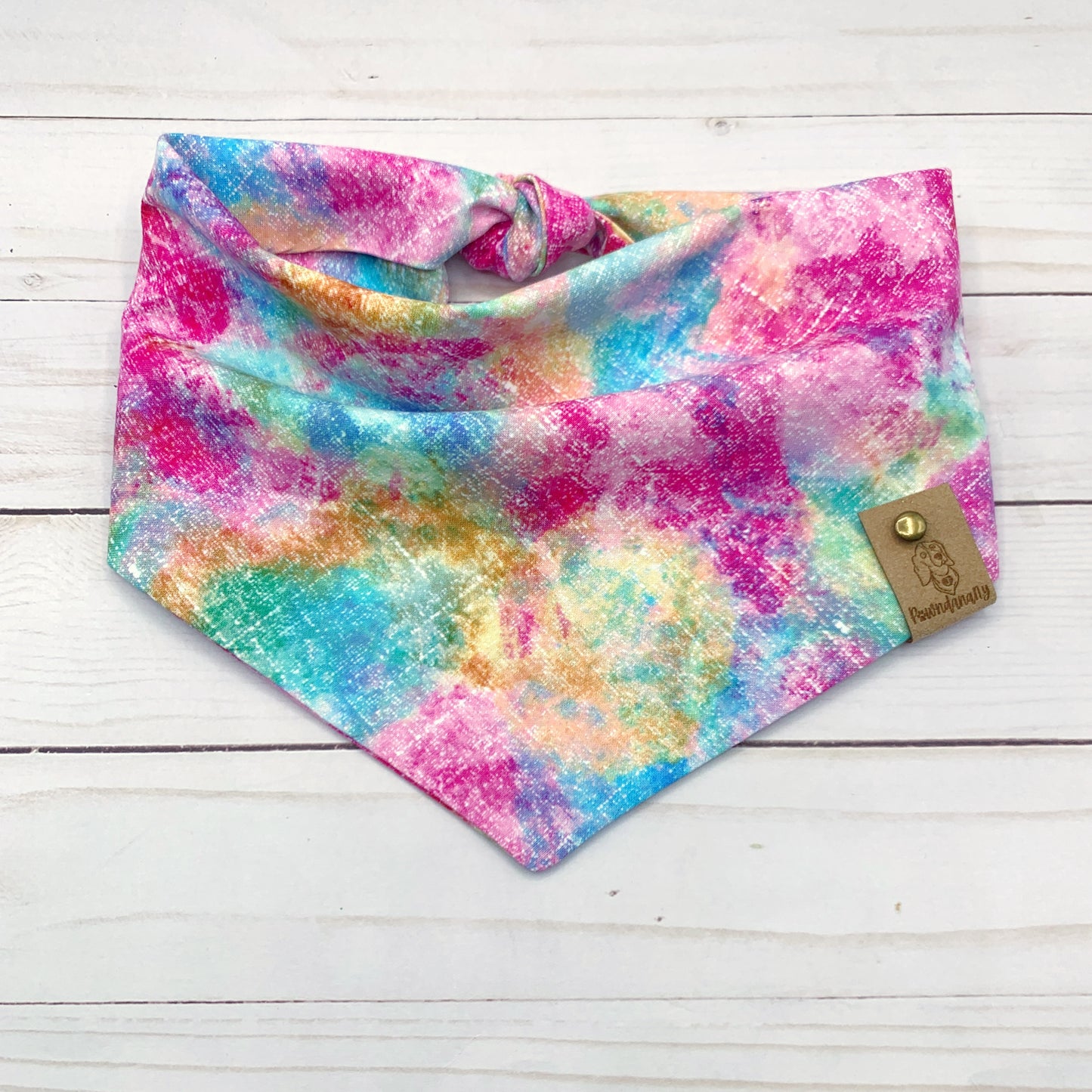 Rainbow Splash Dog Bandana