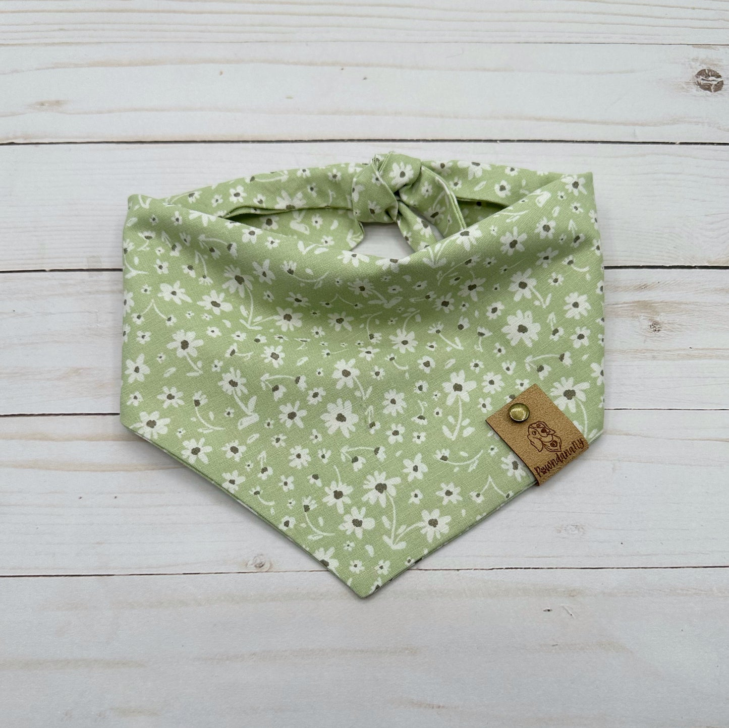 Sage Floral Dog Bandana