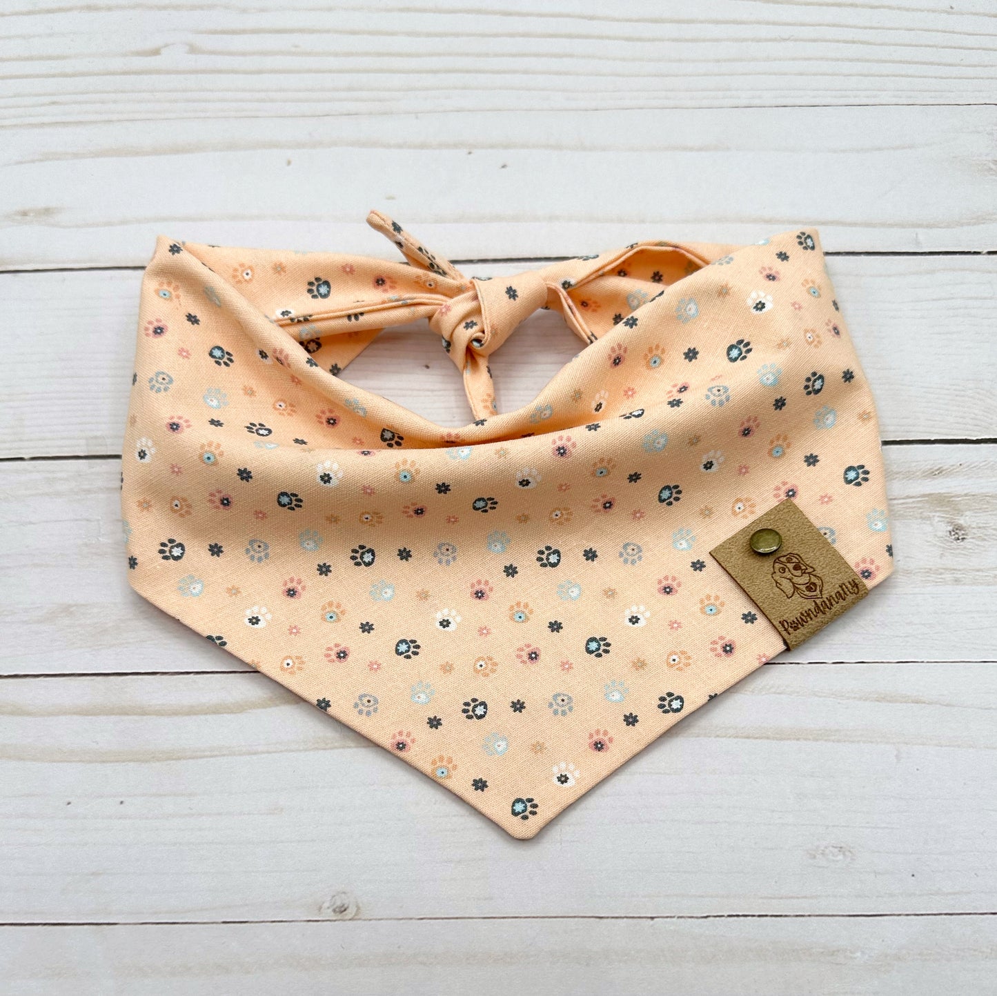 Peachy Paws Dog Bandana