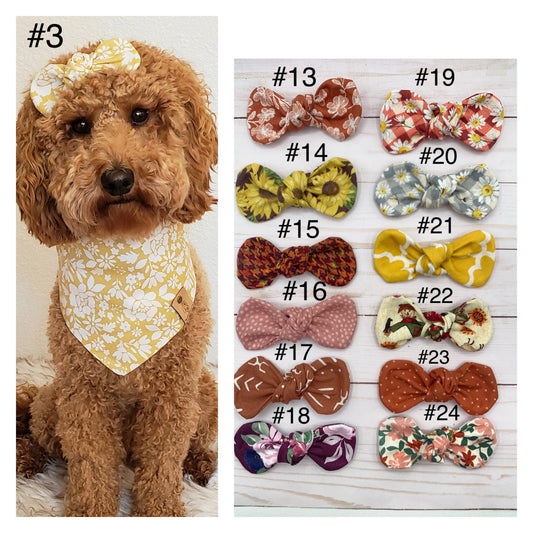 Fall Classic Dog Hair Bows